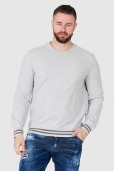 GUESS Szara bluza męska z logo. Szare bluzy męskie Guess, m, z aplikacjami, bez ramiączek, bez kaptura. W wyprzedaży za 219.99 zł.