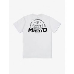 Koszulka sportowa MANTO Dealer z krótkim rękawem. Białe koszulki sportowe damskie Manto, xl, bez wzorów, bez ramiączek. Za 99.99 zł.