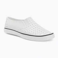 Buty Native NA-11104600 Miles. Białe buty zimowe męskie Native Shoes, bez wzorów, bez obcasa, bez zapięcia. Za 109.99 zł.