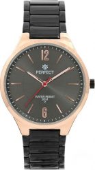 Zegarek Perfect Zegarek męski PERFECT ASTIN A0155 - Czarny mk. Czarne zegarki męskie Perfect, bez wzorów. Za 109.00 zł.