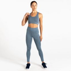 Legitimate damskie sportowe legginsy. Niebieskie legginsy sportowe damskie Dare 2B, bez wzorów, na fitness i siłownię. Za 211.00 zł.
