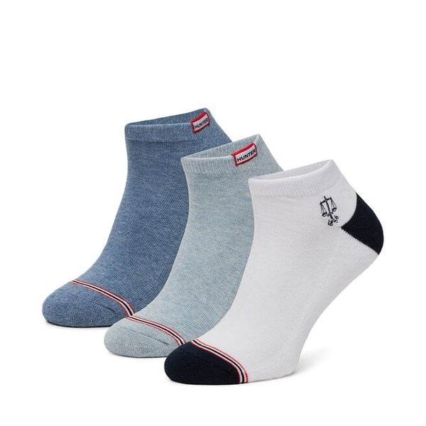 Skarpety długie Hunter. Niebieskie skarpety męskie Hunter, bez wzorów. Za 39.99 zł.