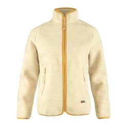 Bluza damska Fjällräven Vardag Pile. Białe bluzy damskie Fjällräven, s, bez wzorów, z materiału, sportowe, bez ramiączek, bez kaptura. Za 999.00 zł.