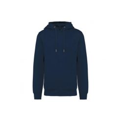 Ekologiczna bluza z kapturem Kariban French Terry. Niebieskie bluzy damskie KARIBAN, xl, bez wzorów, z bawełny, bez ramiączek, z kapturem. Za 247.00 zł.