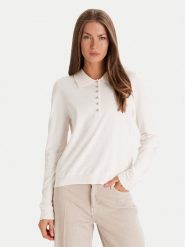 Morgan Sweter 252-MPOLI Beżowy Regular Fit. Brązowe swetry nierozpinane damskie Morgan, xl, bez wzorów, z syntetyku, bez kołnierzyka, bez ramiączek. Za 219.99 zł.