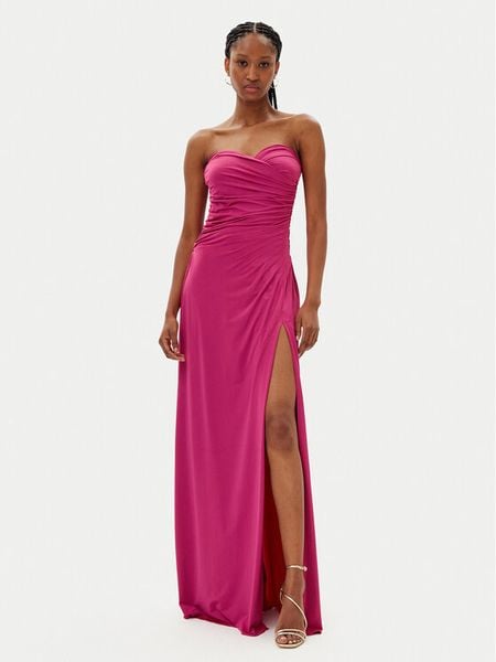 Gaudi Sukienka wieczorowa 511FD14003 Różowy Regular Fit. Czerwone sukienki damskie Gaudi, l, bez wzorów, z syntetyku, wizytowe, bez kołnierzyka, bez ramiączek. Za 519.99 zł.