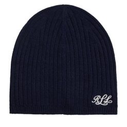 Czapka LAUREN RALPH LAUREN. Niebieskie czapki damskie Lauren Ralph Lauren, na zimę, bez wzorów. Za 549.99 zł.