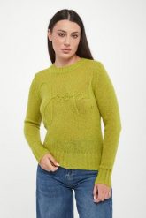 Sweter damski z wełną Korin JOOP!. Swetry nierozpinane damskie JOOP!, l, bez wzorów, z wełny, bez kołnierzyka, bez ramiączek. Za 819.00 zł.