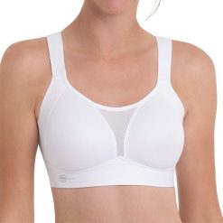Biustonosz sportowy Smart Control. Białe bielizna sportowa damska ANITA ACTIVE, bez wzorów, z elastanu. Za 381.00 zł.
