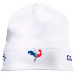 Czapka wyścigowa Craft FFS 2022. Białe czapki damskie Craft, na zimę, bez wzorów. Za 130.50 zł.