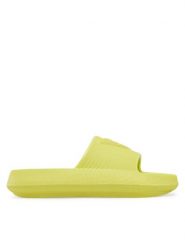 Guess Klapki E4GZ27 WG5X0 Zielony. Zielone klapki damskie Guess, z aplikacjami, z tworzywa sztucznego, bez obcasa, bez zapięcia. Za 199.99 zł.