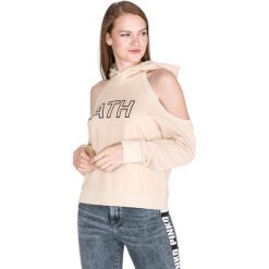 Pinko Tabatha Bluza Beżowy. Brązowe bluzy damskie Pinko, l, bez wzorów, z bawełny, bez ramiączek, bez kaptura. Za 1,007.95 zł.