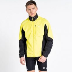 Męska Kurtka Przeciwdeszczowa Mediant II. Żółte kurtki męskie Dare 2B, l, bez wzorów, z materiału, bez kaptura. Za 158.99 zł.