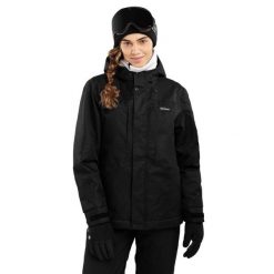Damska kurtka snowboardowa Sporty zimowe Siroko W4-W Vostock. Czarne kurtki sportowe damskie SIROKO, na zimę, m, bez wzorów, z materiału, bez ramiączek, bez kaptura, narciarskie. Za 552.00 zł.