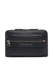 Tommy Hilfiger Saszetka nerka Th Central Bumbag AM0AM13352 Czarny. Czarne saszetki i nerki męskie Tommy Hilfiger, bez wzorów, ze skóry. Za 299.99 zł.