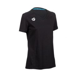 Koszulka damska Arena Team T-Shirt Panel. Czarne koszulki sportowe damskie ARENA, l, bez wzorów, bez ramiączek, do pływania. Za 172.00 zł.