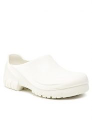 Birkenstock Klapki A 630 0010292 Beżowy. Brązowe klapki damskie Birkenstock, bez wzorów, z tworzywa sztucznego, bez obcasa, bez zapięcia. Za 179.99 zł.