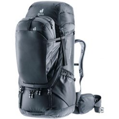 Plecak podróżny damski Deuter Voyager 60+10 SL - black. Czarne plecaki damskie Deuter, bez wzorów, sportowe. Za 1,144.49 zł.