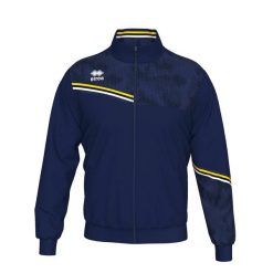 Errea Kurtka Elton Ad Dorośli. Niebieskie kurtki sportowe męskie ERREA, s, bez wzorów, z materiału, bez kaptura. Za 238.50 zł.