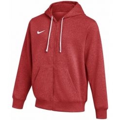 Bluza męska Nike Park 26 Fleece Full-Zip Hoodie. Czerwone bluzy męskie Nike, m, bez wzorów, z bawełny, z kapturem, na fitness i siłownię. Za 192.99 zł.