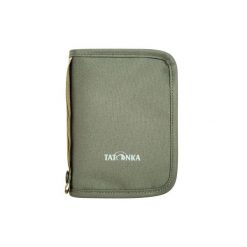 Portfel Tatonka Travel Zip M RFID B - olive. Zielone portfele męskie Tatonka, bez wzorów. Za 101.99 zł.