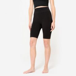 Legginsy do jogi damskie Kimjaly krótkie. Czarne legginsy damskie KIMJALY, bez wzorów, z elastanu. Za 79.99 zł.