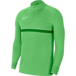 Męska Koszulka Academy 21 DriFIT Quarter Zip Drill Top. Zielone bluzy męskie Nike, m, bez wzorów, bez ramiączek, bez kaptura. Za 92.99 zł.