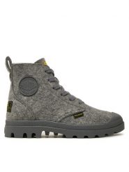 Palladium Trapery Pampa Hi Merino 74377-027-M Szary. Szare buty zimowe męskie Palladium, bez wzorów, z wełny, bez obcasa, bez zapięcia. Za 359.99 zł.