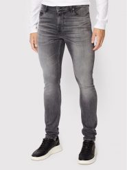 Guess Jeansy Chris M2YA27 D4Q52 Szary Super Skinny Fit. Szare jeansy męskie Guess, z jeansu. Za 289.99 zł.