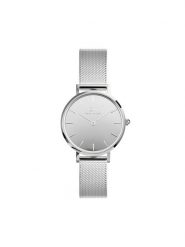 Daniel Wellington Zegarek Petite Reflection 28 DW00100796 Srebrny. Szare, analogowe zegarki damskie Daniel Wellington, srebrne. Za 639.99 zł.