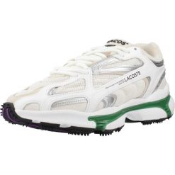 Tenisówki Lacoste Model L003 2k24 Textile Kolor Zielony. Zielone trampki męskie Lacoste, bez wzorów, z syntetyku, bez zapięcia. Za 653.25 zł.