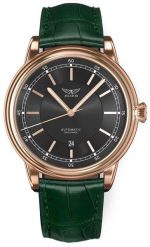 Zegarek Aviator Zegarek męski Aviator V.3.32.2.242.4.GRDC-3 zielony. Zielone zegarki męskie AVIATOR, bez wzorów. Za 5,150.00 zł.