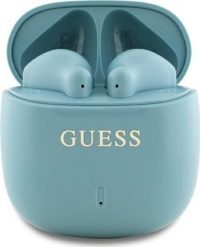 Słuchawki Guess Guess Bluetooth headphones GUTWSJ14ESGQ TWS + docking station turquoise/turquoise Printed Classic Logo. Słuchawki bezprzewodowe Guess. Za 139.38 zł.