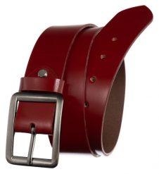 Szeroki pasek damski czerwony Rovicky PRD-4-N-105-0423 RED. Czerwone paski damskie ROVICKY, bez wzorów, ze skóry. Za 34.99 zł.