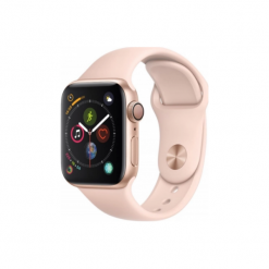 APPLE Watch Series 4 GPS, 40mm Złoty z paskiem w kolorze piaskowego różu. Czerwone krokomierze Apple. Za 1,799.00 zł.