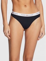 Tommy Hilfiger Stringi UW0UW03835 Granatowy. Niebieskie majtki damskie Tommy Hilfiger, z bawełny. Za 59.99 zł.