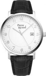 Zegarek Pierre Ricaud Zegarek męski Pierre Ricaud P97229.5223XLQ czarny. Czarne zegarki męskie Pierre Ricaud, bez wzorów. Za 329.00 zł.