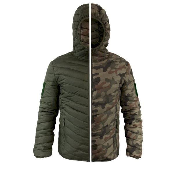 Kurtka TEXAR REVERSE olive/pl camo - 02-REV-CO-OP. Brązowe kurtki męskie Texar, bez wzorów, bez kaptura. Za 423.75 zł.