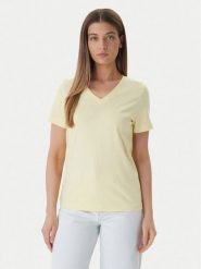 Calvin Klein Jeans T-Shirt Archive LV047B205G Żółty Regular Fit. Żółte t-shirty damskie Calvin Klein Jeans, l, bez wzorów, z bawełny, bez kołnierzyka, bez ramiączek. Za 149.99 zł.