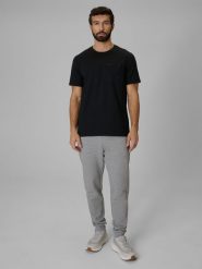 4F Spodnie dresowe joggery męskie - szare XL. Szare spodnie sportowe męskie 4F, m, bez wzorów, z bawełny. Za 149.99 zł.