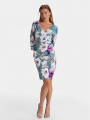 Swing Sukienka koktajlowa 5AG07300 Kolorowy Slim Fit. Sukienki damskie Swing, bez wzorów, z syntetyku, wizytowe, bez kołnierzyka, bez ramiączek. Za 319.99 zł.