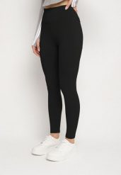 Czarne Legginsy z Modelującymi Przeszyciami Selettia. Czarne legginsy damskie Born2be, bez wzorów, z jeansu. Za 59.99 zł.