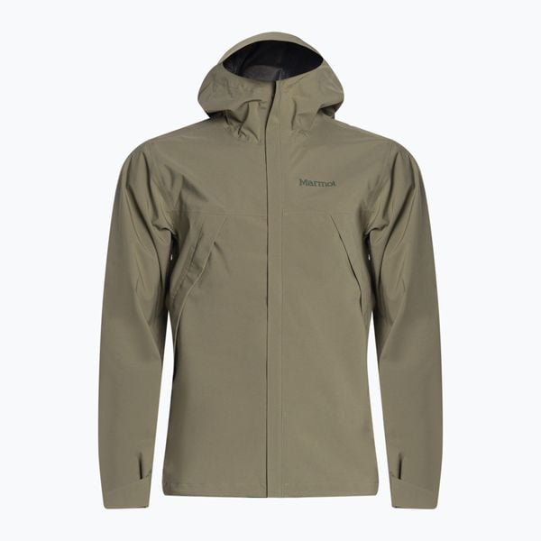 Kurtka przeciwdeszczowa męska Marmot PreCip Eco Pro. Zielone kurtki męskie Marmot, l, bez wzorów, bez kaptura. Za 808.50 zł.