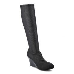 Czarne Kozaki Massimo Poli Damskie Eleganckie Buty. Czarne kozaki damskie Massimo POLI, z aplikacjami, ze skóry, bez obcasa, na koturnie, bez zapięcia. Za 289.00 zł.
