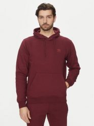 Adidas Bluza Trefoil Essentials JD2403 Bordowy Regular Fit. Czerwone bluzy męskie Adidas, l, bez wzorów, z bawełny, bez ramiączek, bez kaptura. Za 179.99 zł.