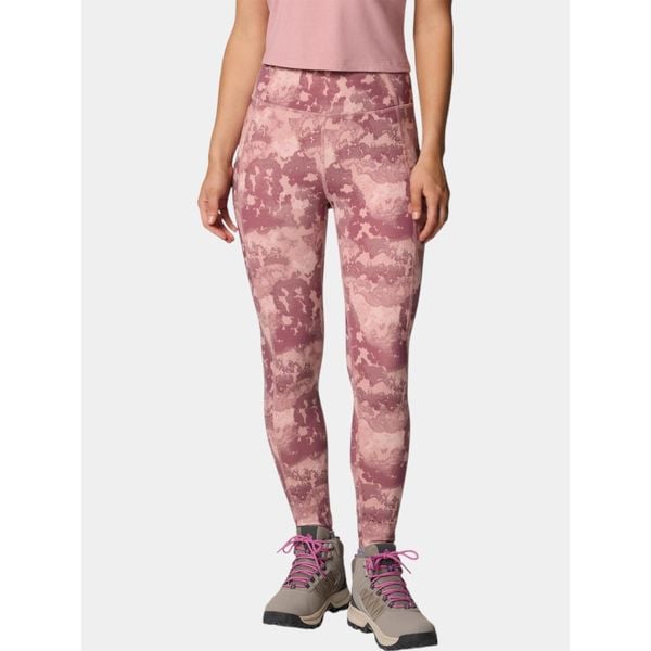 Legginsy damskie Columbia Boundless Trek. Czerwone legginsy damskie Columbia, bez wzorów. W wyprzedaży za 215.10 zł.
