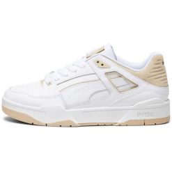 Buty sportowe Puma Slipstream. Białe obuwie sportowe damskie Puma, bez wzorów, z syntetyku, bez zapięcia. W wyprzedaży za 290.00 zł.