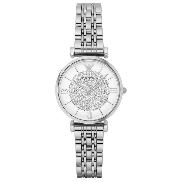 Zegarek Emporio Armani. Szare zegarki damskie Emporio Armani, srebrne. Za 1,779.00 zł.