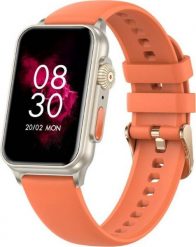 Smartwatch Rubicon SmartWatch Rubicon RNCF06 pomarańczowy silikon BT Call. Brązowe zegarki smartwatch Rubicon, bez wzorów. Za 139.32 zł.