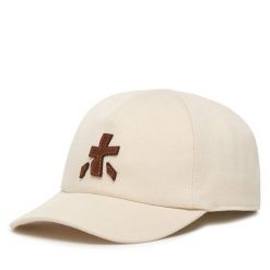 Czapka z daszkiem Premiata. Brązowe czapki damskie Premiata, bez wzorów. Za 629.99 zł.